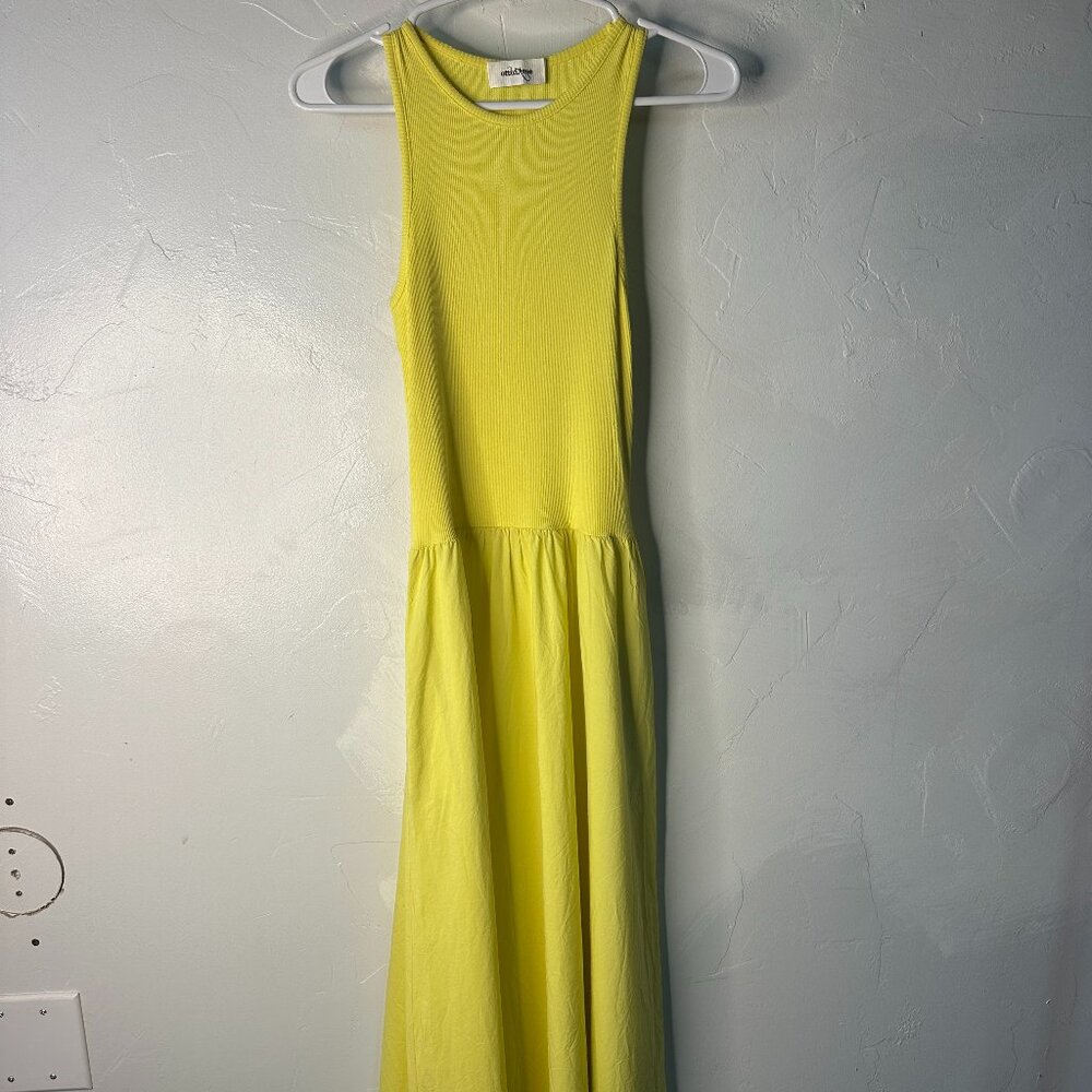 Otto'dame Yellow Maxi Dress size 4 with pockets